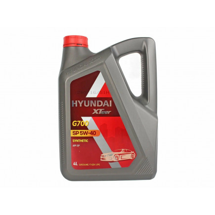 Масло моторное HYUNDAI XTEER (G700) GASOLINE 5W40 SP (пластик/Корея) (1L)