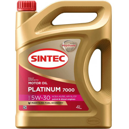 Масло Sintec Platinum 7000 5W-30 A5/B5 4л, шт