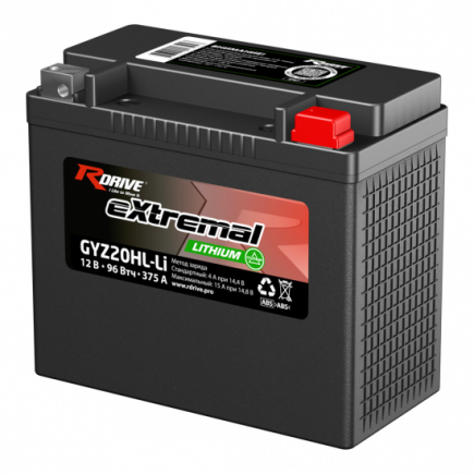 RDrive extremal LITHIUM 12v 89.6ah (GYZ20HL-LI) о.п