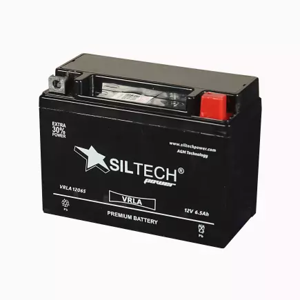 SILTECH VRLA 12065 12V6.5Ah (YTX6.5L-BS) (п.п.) SILTECH VRLA 12065 12V6.5Ah (YTX6.5L-BS) (п.п.)