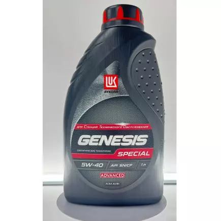 Масло ЛУКОЙЛ GENESIS SPECIAL SAE 5W-40 API SN 1л. Масло ЛУКОЙЛ GENESIS SPECIAL SAE 5W-40 API SN 1л.
